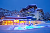 New Spa & Wellness area of the Hotel Berner in Zell am See next to the ski slope.