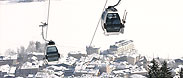 The CityXpress cable car brings you up into the skiarea of the Schmittenhöhe.