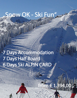 Enjoy your winter holiday with our Snow Okay package in Zell am See!