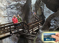 Unlimited entrance to the Seisenbergklamm Gorge at Weissbach with the Zell am See - Kaprun card.