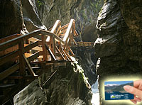 Unlimited entrance to the Sigmund Thun Gorge in Kaprun with the Zell am See - Kaprun card.